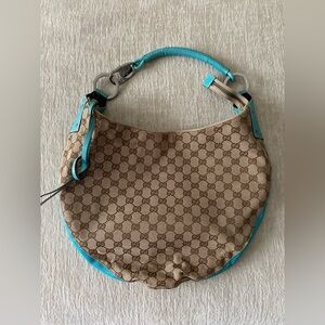 Gucci GG Canvas Moon Hobo Bag